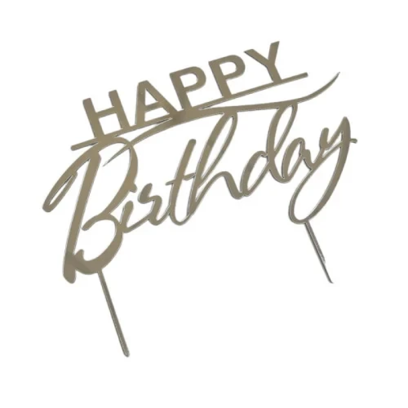 ТОПЕР З ПОЛІСТИРОЛУ «HAPPY BIRTHDAY» СРІБНИЙ НА ШПАЖЦІ ТОПЕР З ПОЛІСТИРОЛУ «HAPPY BIRTHDAY» СРІБНИЙ НА ШПАЖЦІ