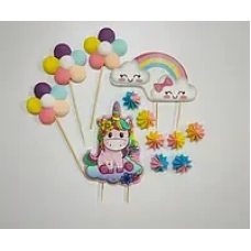 Набір декорацій “Одноріжка“ (єдиноріг)