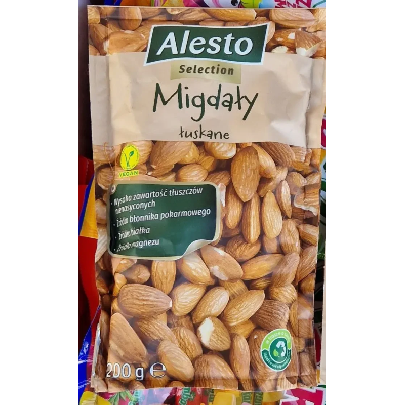 Горіхи Alesto Мигдаль Alesto Аlmonds 200g Горіхи Alesto Мигдаль Alesto Аlmonds 200g