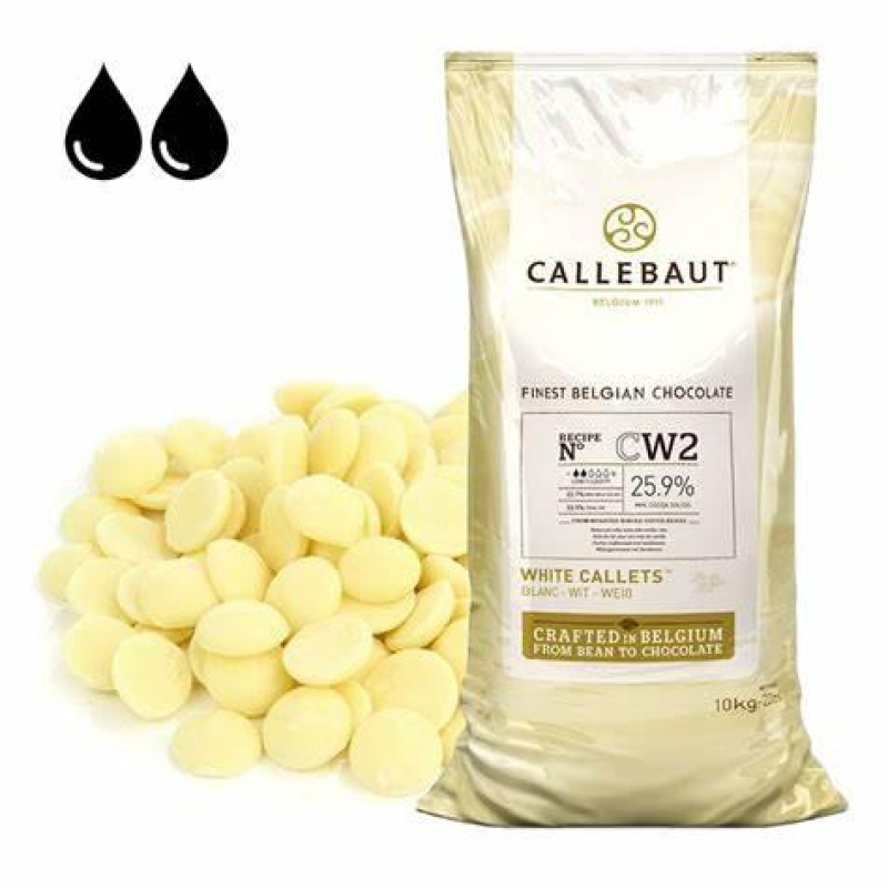 Натуральний білий шоколад 25,5% Callebaut, 10кг