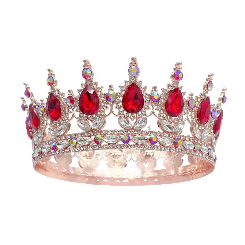 Корона на торт  з камінчиками 12,5см. №1