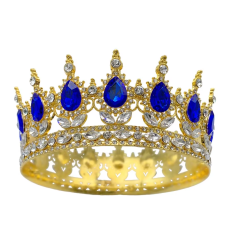 Корона на торт з камінчиками 12,5см. №9