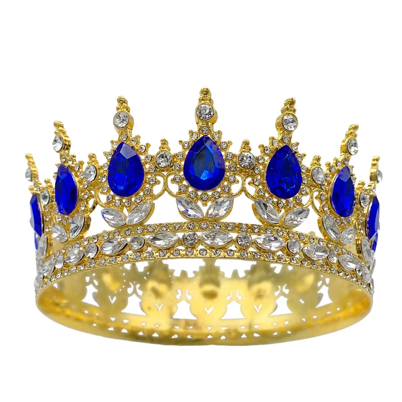 Корона на торт з камінчиками 12,5см. №9 Корона на торт з камінчиками 12,5см. №9