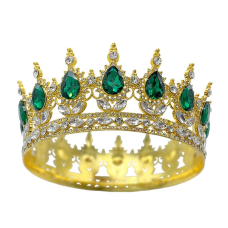 Корона на торт  з камінчиками  12,5см. №10