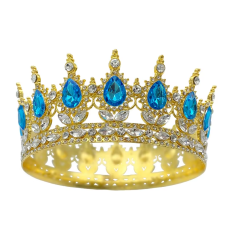 Корона на торт  з камінчиками 12,5см.№12