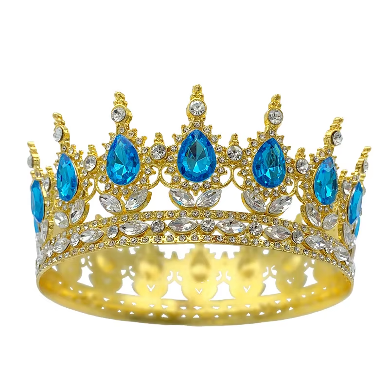 Корона на торт з камінчиками 12,5см.№12 Корона на торт з камінчиками 12,5см.№12