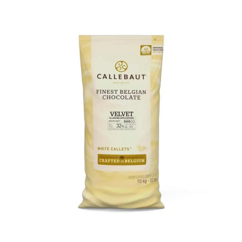 Натуральний білий шоколад (Velvet) 32% Callebaut, 10кг Натуральний білий шоколад (Velvet) 32% Callebaut, 10кг