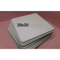 Підложка біла 200 Х 200мм h-3 мм. ДВП