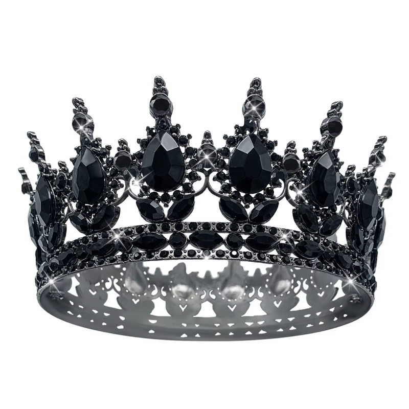 Корона на торт  з камінчиками 12,5см. №15