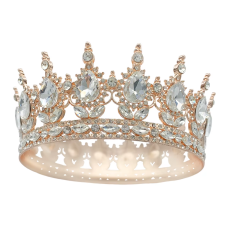 Корона на торт  з камінчиками 12,5см. №17