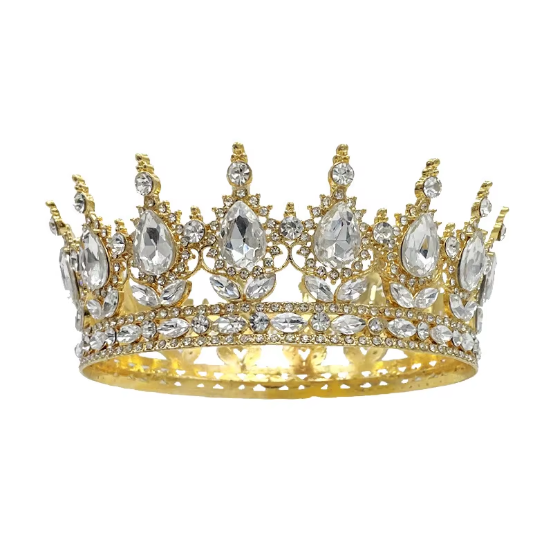 Корона на торт з камінчиками 12,5см. №18 Корона на торт з камінчиками 12,5см. №18
