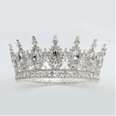 Корона на торт  з камінчиками 12,5см. №19