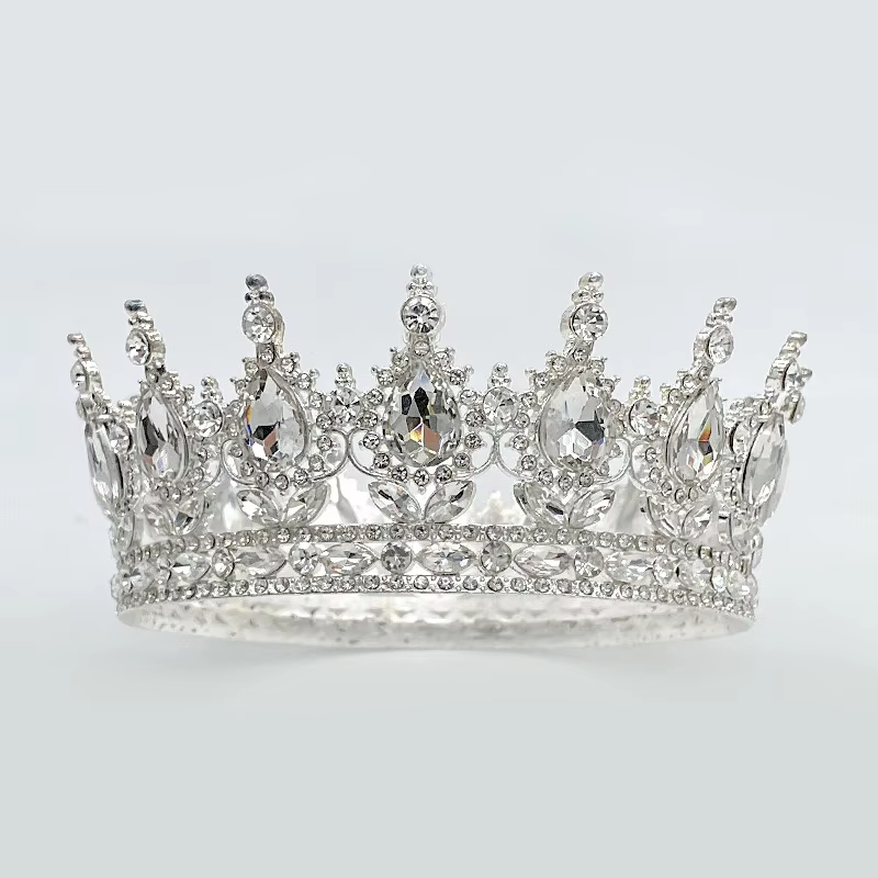 Корона на торт з камінчиками 12,5см. №19 Корона на торт з камінчиками 12,5см. №19