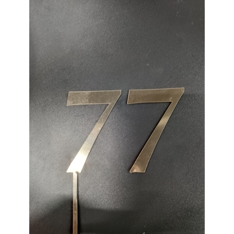 Топер дзеркальний цифра “7“ без ніжки