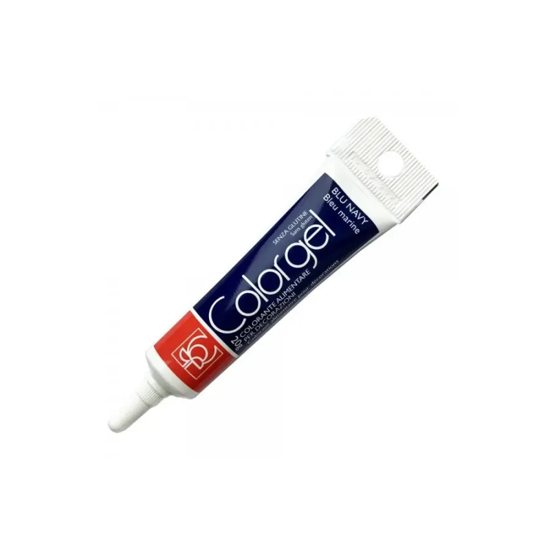 Барвник гелевий Colorgel Темно синій (blu navy) Modecor 20 мл. Барвник гелевий Colorgel Темно синій (blu navy) Modecor 20 мл.