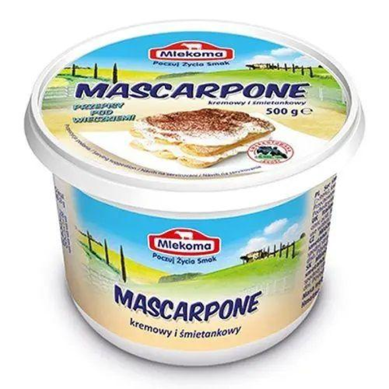 Сир маскарпоне Mlekoma mascarpone 500 g Сир маскарпоне Mlekoma mascarpone 500 g