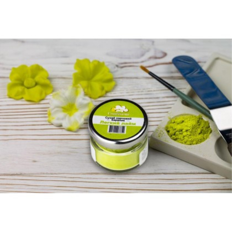 Барвник сухий Confiseur Легкий лайм 30 мл Барвник сухий Confiseur Легкий лайм 30 мл