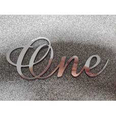Топер дзеркальний One срібло