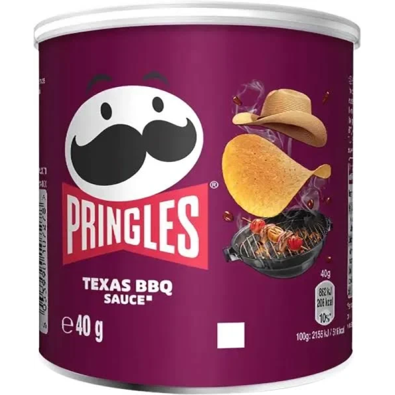 Чіпси PRINGLES Texas BBQ Sauce mini, 40g