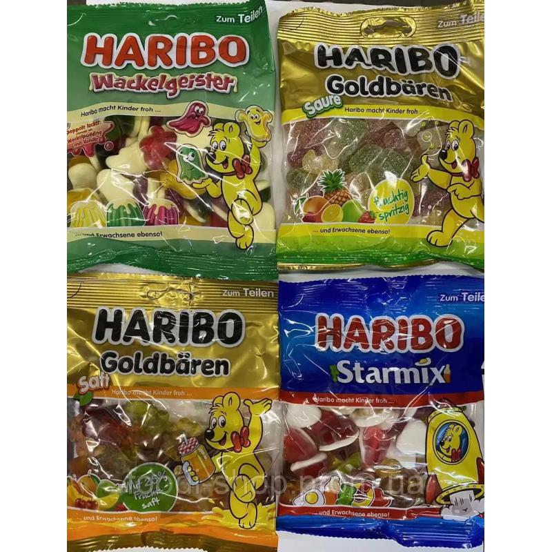 Желейки Haribo 160-175гр Желейки Haribo 160-175гр