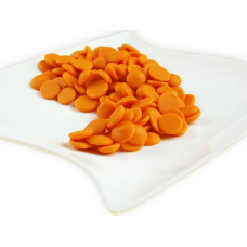 Помаранчевий шоколад Callebaut Orange Callets зі смаком апельсина у дропсах 1 кг
