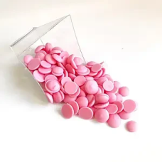 Рожевий шоколад Callebaut Strawberry Callets зі смаком полуниці у дропсах 1 кг