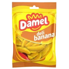 Желейні цукерки Damel Deli Banana, 80 г без глютену