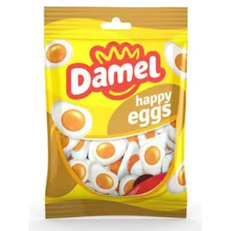 Желейні цукерки Damel 80 г Fried Eggs омлет, без глютену Желейні цукерки Damel 80 г Fried Eggs омлет, без глютену
