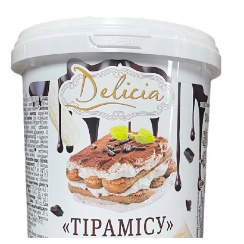 Наповнювач ТірамісуTM Delicia 0,5 кг Наповнювач ТірамісуTM Delicia 0,5 кг