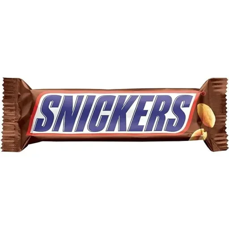 Батончик Snickers з арахісом 50 г Батончик Snickers з арахісом 50 г