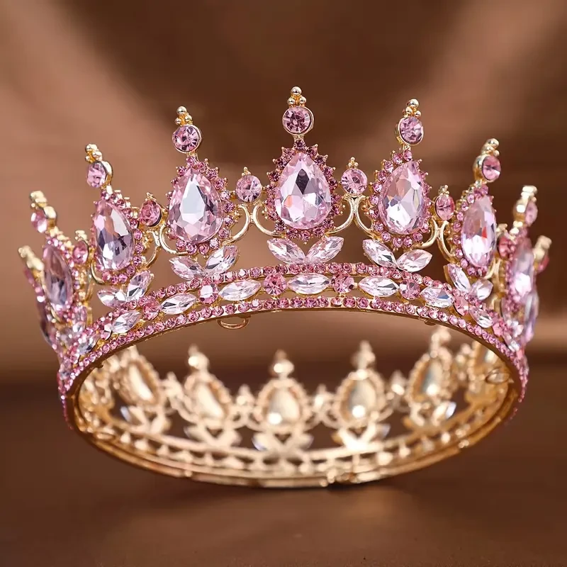 Корона на торт з камінчиками 12,5см.№21