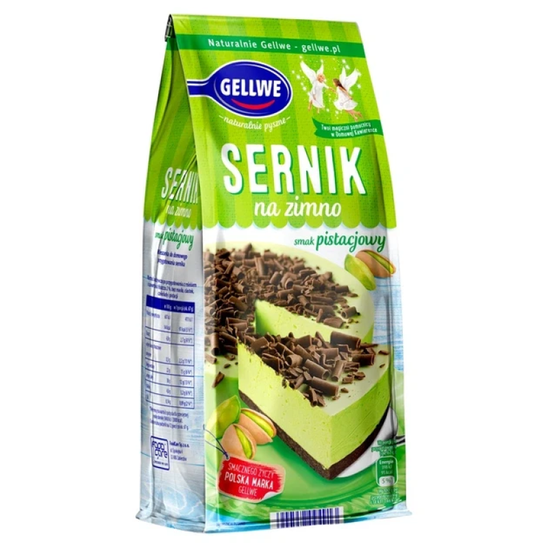 Суміш для чізкейку зі смаком фісташки Gellwe Sernik na zimno 193г