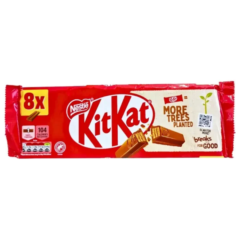 Вафлі KitKat молочному шоколаді 165 г Вафлі KitKat молочному шоколаді 165 г