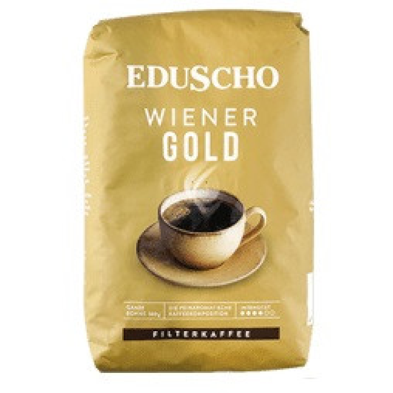 Кава в зернах Eduscho Wiener Gold 500г Кава в зернах Eduscho Wiener Gold 500г