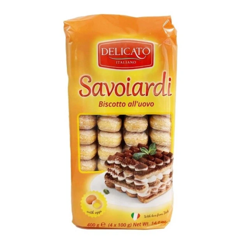 Печиво савоярді Delicato Italiano, 400 г Печиво савоярді Delicato Italiano, 400 г