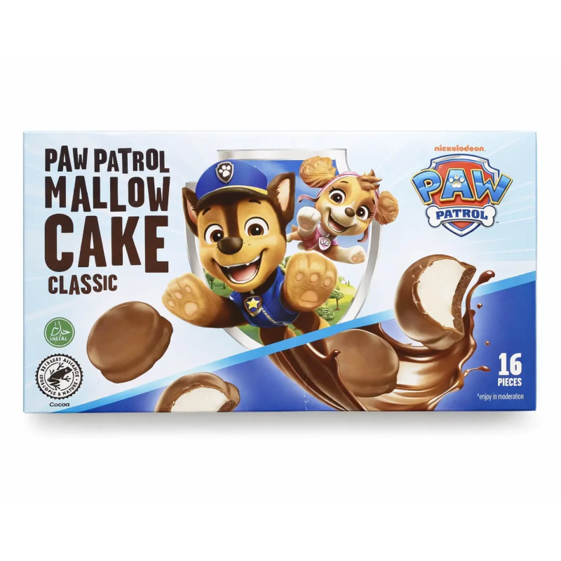 Шоколадне печиво суфле з маршмелоу Paw Patrol класичне 16 шт 200 г