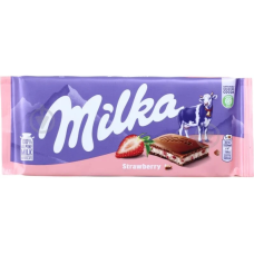 Молочний шоколад Milka Полуниця 100 г