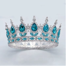 Корона на торт  з камінчиками 12,5см. №7