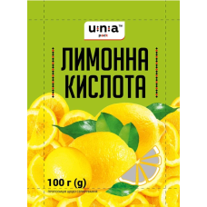 Лимонна кислота UNA 100 г