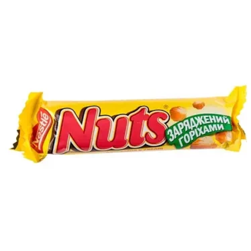 Шоколадний батончик Nuts 30г Шоколадний батончик Nuts 30г