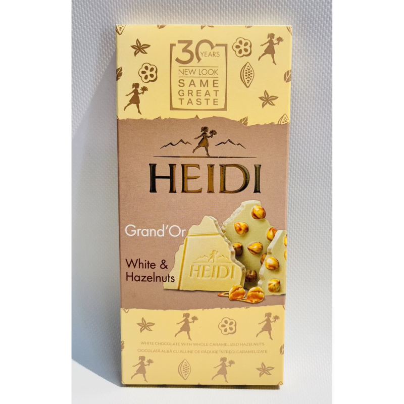 Шоколад Heidi Grand“or білий з фундуком, 100 г Шоколад Heidi Grand“or білий з фундуком, 100 г