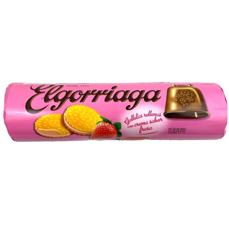 Печиво Elgorriaga з полуничною начинкою 500 г Печиво Elgorriaga з полуничною начинкою 500 г