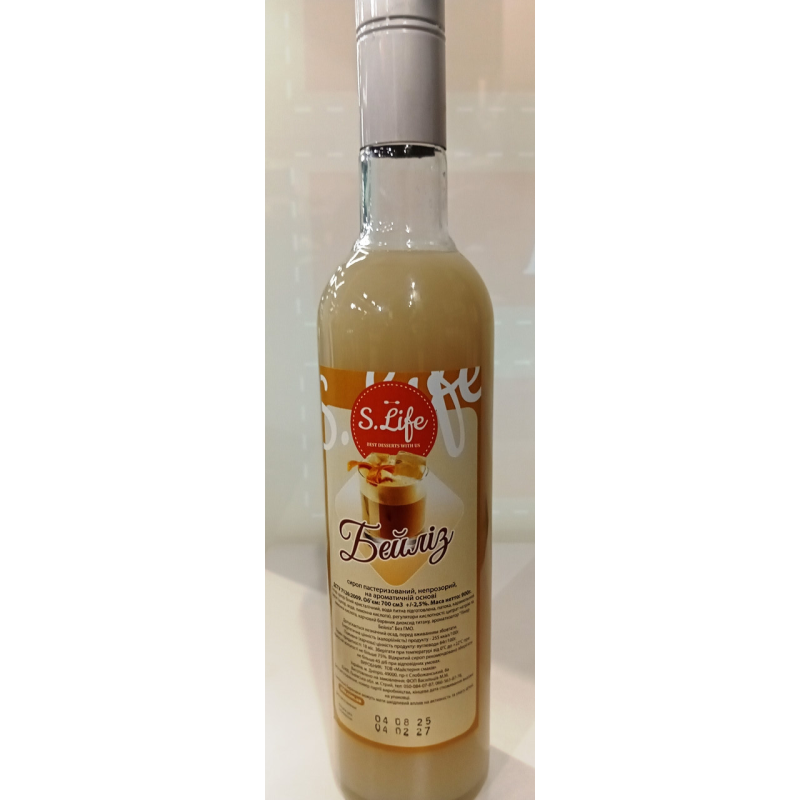Сироп Бейліз S.Life 900 грам 0,7 л. (9 бут./ящик)