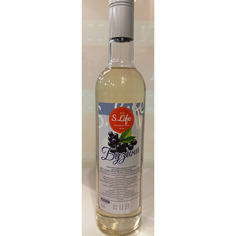 Сироп Бузина S.Life 900 грам 0,7 л. (9 бут./ящик) Сироп Бузина S.Life 900 грам 0,7 л. (9 бут./ящик)