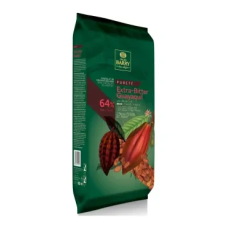 Темний Екстра гіркий шоколад Гуальякіль, Cacao Barry Guayaquil 64% , плитка 2,5 кг.