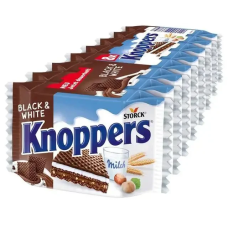 Вафлі Knoppers Black & White 200 г, 8 шт