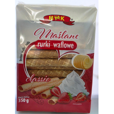 Вафельні трубочки MK Maslane Rurki waflowe 350g