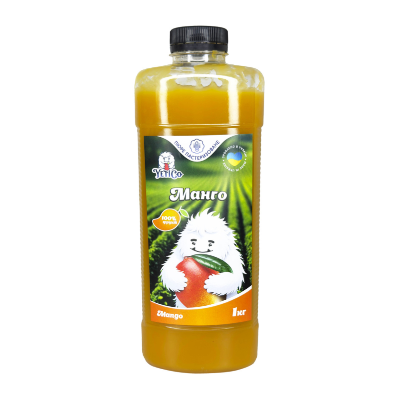 Манго пюре пастеризоване YetiCo, 1 кг Манго пюре пастеризоване YetiCo, 1 кг