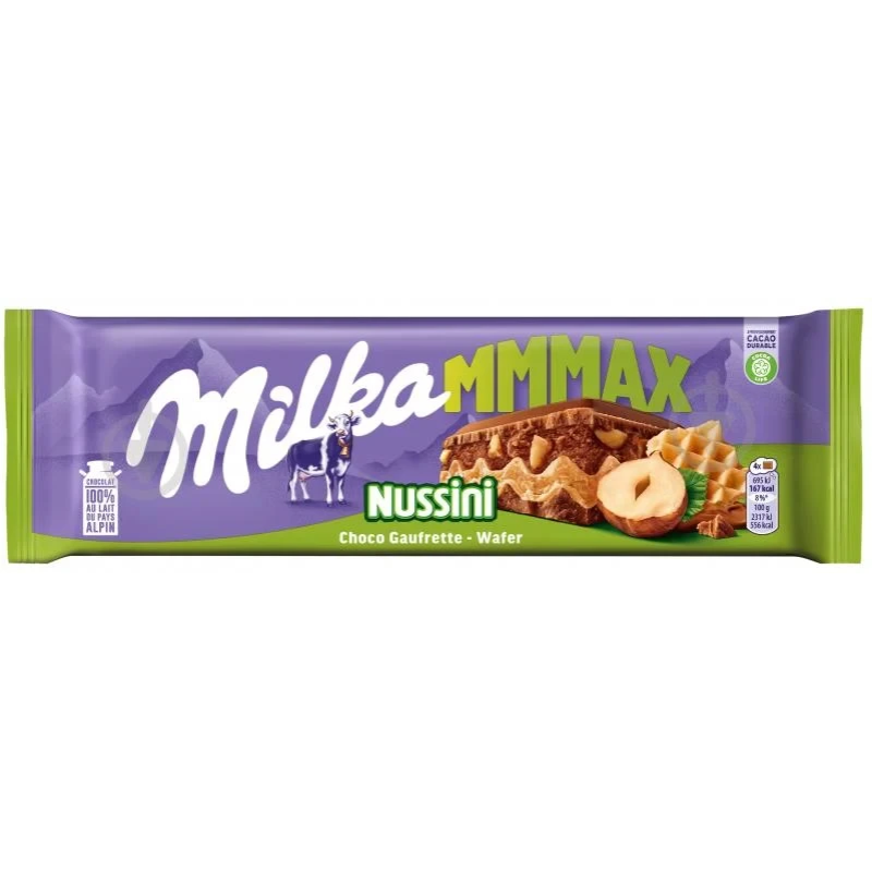 Молочний шоколад Milka Nussini 270 г Молочний шоколад Milka Nussini 270 г
