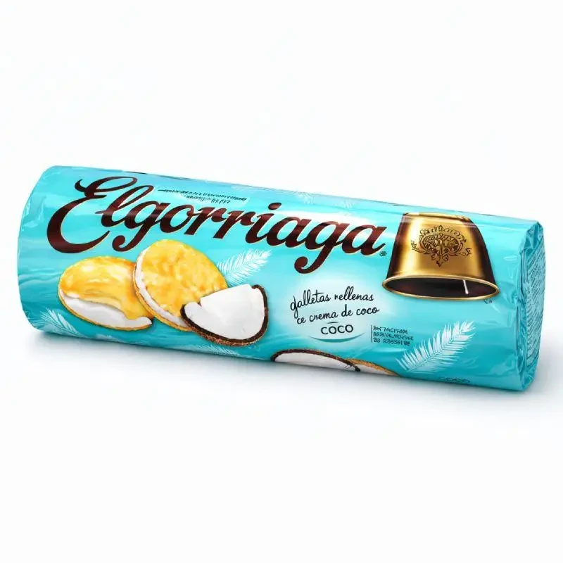 Печиво Elgorriaga Coco з кокосовою начинкою Іспанія 500 г Печиво Elgorriaga Coco з кокосовою начинкою Іспанія 500 г